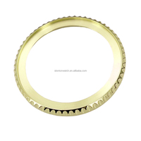 Lunette de montre mécanique de luxe en acier inoxydable bord sculpté motif plongeur lunette de montre-bracelet
