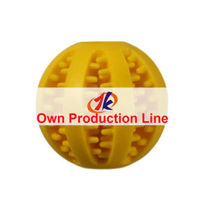 كرة مضغ للكلاب بتصميم اسكندنافي بسيط، لعبة عالية الجودة للعناية بأسنان الحيوانات الأليفة، تدريب وتفاعل وتنظيف - Product Image 1