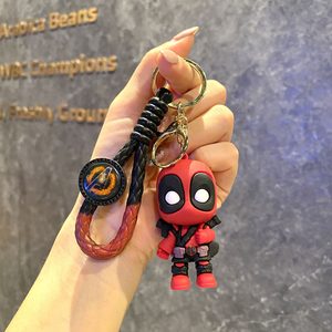 Nouveau design, porte-clés en PVC avec figurine de dessin animé, <span class=keywords><strong>Avengers</strong></span>, cadeau promotionnel créatif, petit cadeau, pendentif en caoutchouc pour sac à dos, cadeau pour enfants - Product Image 5