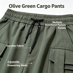 Custom Logo Men Waterproof Fleece <b>Lined</b> <b>Pants</b> Multi-pocket Straight Leg Thick Cargo Outdoor <b>Pants</b> - Product Image 5