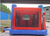 Videur gonflable combiné Spider-Man commercial pour matériel de PVC de parties avec le ventilateur et les kits de réparation pour l'usage d'affaires