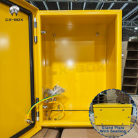 Boîte de jonction étanche en acier inoxydable automobile, montage en surface extérieur, boîte d'enclosure électrique en métal