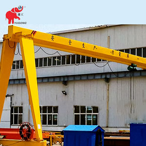 Grue semi-portique montée sur rail BMH Type 5 tonnes 6 tonnes 10 tonnes 15 tonnes 16 tonnes 18 tonnes 20 tonnes à poutre unique avec palan électrique - Product Image 3