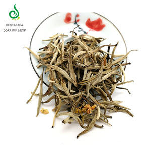 Thé vert au jasmin biologique de haute qualité fraîchement cuit à la vapeur aiguille en argent thé en vrac sain boîte Sachet emballage - Product Image 1