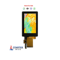 Layar sentuh kapasitif modul panel LCD IPS 3,5 inci 480*800 ST7701S sudut pandang penuh antarmuka MIPI SPI RGB 2-lane