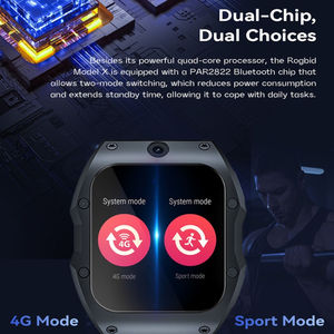 2 جيجابايت + 16 جيجابايت عرض ترويجي بوصة IP68 مقاوم للماء أندرويد طراز <span class=keywords><strong>X</strong></span> ذكي 4G كاميرات مزدوجة IPS غير لامع مربع - Product Image 3