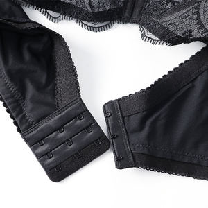 Soutien-gorge brodé en dentelle, coupe complète, pour femme, gros seins, Sexy, transparent, pour gros seins, personnalisé - Product Image 5