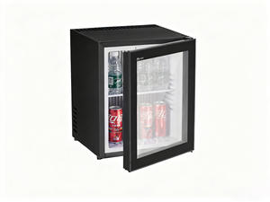 Réfrigérateur portable de haute qualité, 30 L, porte en verre, refroidissement par air, silencieux, mini bar portable, réfrigérateur de chambre pour chambre à coucher - Product Image 5