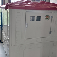 Gabinete para Pozo de Fibra de Vidrio SMC, Refugio Inteligente para Pozo con Puerta con Cerradura para Riego Agrícola y Ahorro de Agua en Terrenos Agrícolas