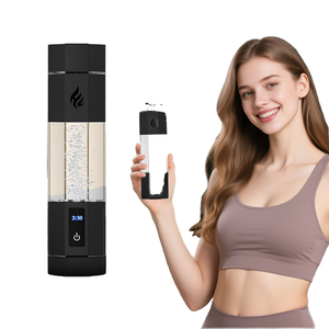 Botella de Agua Hidrogenada Portátil de Acero Inoxidable, 10000ppb, 300ml, con Batería, Soporte, para Deportes y Fitness, 5 Años de Duración, UE, EE. UU. - Product Image 2