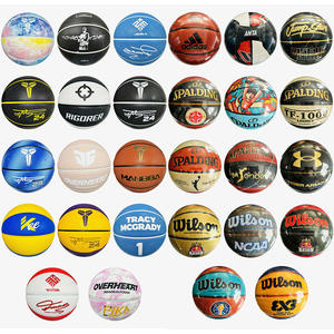 Vente en gros Taille 7 Logo personnalisé Ballon de basket-ball d'entraînement officiel Ballon en caoutchouc de haute qualité Ballons de basket personnalisés - Product Image 4