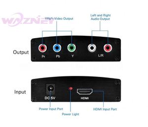 Adaptateur blindé tressé 4K vers <span class=keywords><strong>VGA</strong></span> avec alimentation pour moniteur, ordinateur portable, HDTV, vidéo et audio - Product Image 4