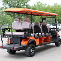 Voiturette de golf électrique certifiée EEC GCC, écologique, longue portée, haute vitesse, avec chariot arrière pour usage commercial