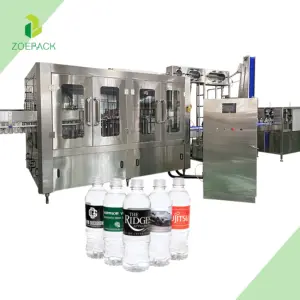 3L 5L 10L Big Plastic PET Bottle Canister Container Pure Drinking Water Filling Labeling Packing Machine Production Line
