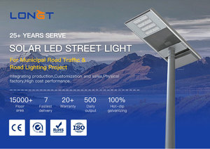 LONGT <span class=keywords><strong>Pioneer</strong></span> All One LED Solar Highway Street Light 30W <span class=keywords><strong>40W</strong></span> 60W IP65 Détecteur de mouvement Batterie Extérieur Route Garantie 3 ans 130 - Product Image 4