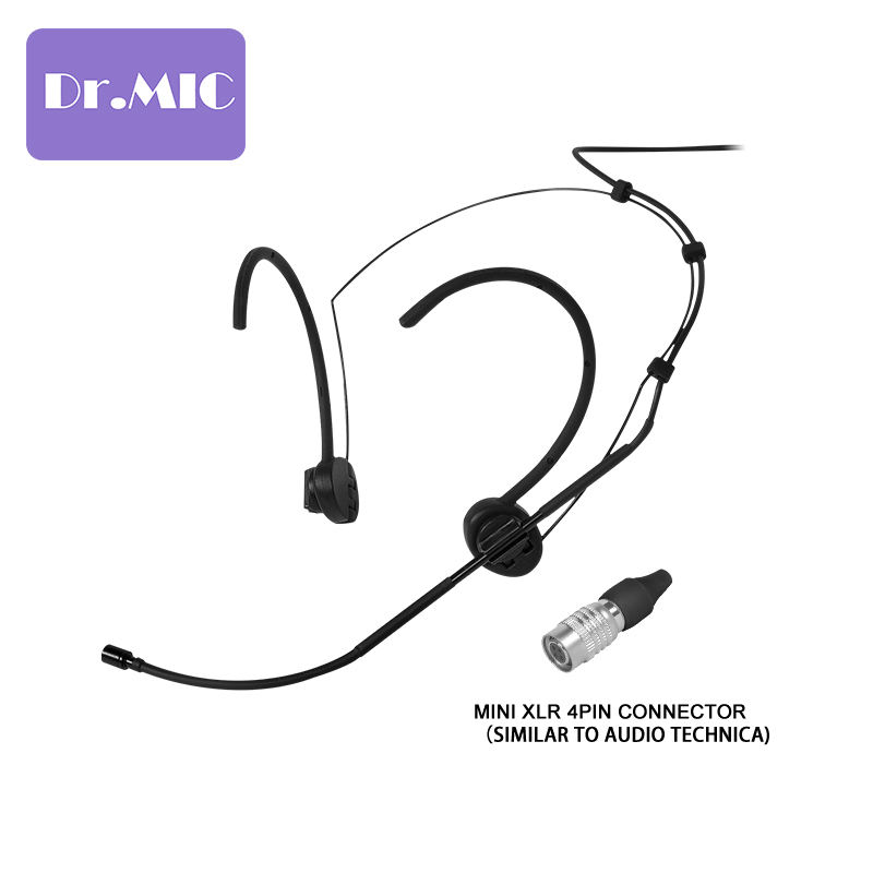 Mini XLR 4PIN(AT) black