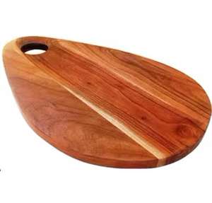 Tabla de Cortar de Madera de Acacia Natural, Forma Irregular, Ecológica, Tabla de Carnicero de Madera para Queso y Pan, para Uso en la Cocina - Product Image 3