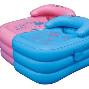 Bañera Inflable para Bebés Lif-in, PVC, Cuadrada Grande, 0-12 Meses, Asiento de Baño Multifuncional - Product Image 1