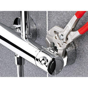 Llave de alicates Knipex, cromada, recubierta de plástico, para tubos y tuercas, 250 mm - Product Image 3