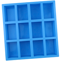 Moule à gâteau en silicone résine antiadhésif, forme rectangulaire, écologique, pour bougies et savons, de la marque Candyer Baking Factory Stock