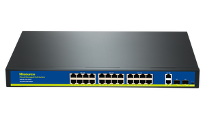 Hisource New 24 + 2 + 2 đầy đủ Giga đám mây quản lý Ethernet chuyển đổi, Web/ứng dụng quản lý 400W dc52v hỗ trợ điều khiển từ xa - Product Image 3
