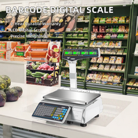 Balance de table numérique en acier inoxydable 30 kg avec écran LCD, prise en charge OEM et ODM personnalisée
