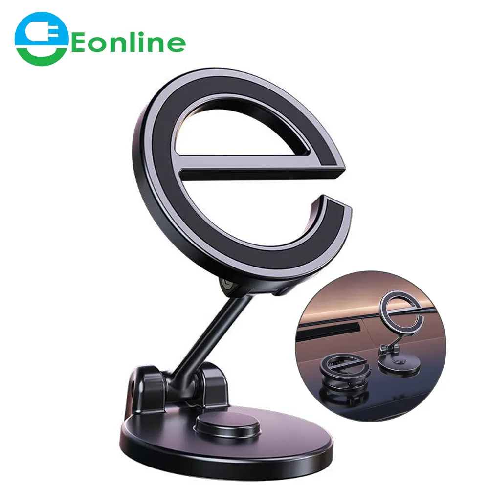 Eonline 3D 720 xoay từ xe người giữ điện thoại macsafe nam châm điện thoại thông minh Điện thoại di động đứng di động GPS Hỗ trợ xe núi cho điện thoại