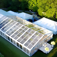 Tente de réception transparente en PVC pour mariage et événements – Tente de mariage élégante et transparente
