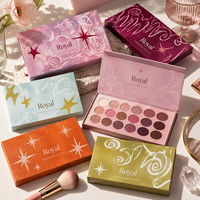 Boîte d'emballage de luxe personnalisée pour palette de fards à paupières, fabrication directe, boîte cosmétique rigide magnétique en carton, identité de marque de beauté