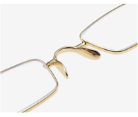 Nouvelles Lunettes de Lecture Légères et Compactes pour Hommes et Femmes, Anti-lumière Bleue HD, Portables, Tendance, pour Presbytes, Or/Brassé