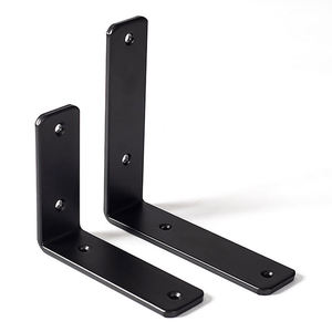 Soportes <span class=keywords><strong>para</strong></span> Estantes, Soportes de Pared de Hierro Fundido y Acero, Resistentes, Flotantes, Metálicos, <span class=keywords><strong>para</strong></span> Bricolaje, Personalizados, al por Mayor - Product Image 2