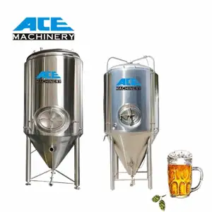 1000L Conical Red Copper 15Bbl 20Bbl 10Bbl Beer Fermenter Fermentation Tank With Insulation