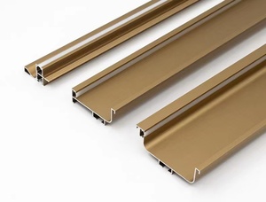 Royen-armario de cocina dorado de alta calidad, manija de aluminio sin mano, perfil para armario, cajón - Product Image 3