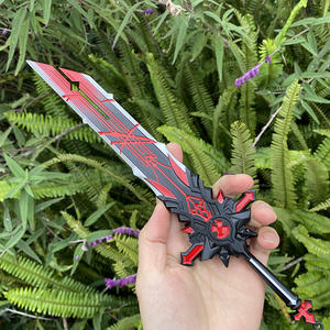 Promotion : Modèle de <span class=keywords><strong>Pierre</strong></span> <span class=keywords><strong>Tombale</strong></span> du Loup de 29 cm en Alliage de Zinc, Jouet d'Anime en Métal, Modèle d'Épée Décoratif - Product Image 5