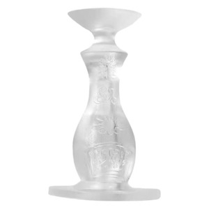Butée de porte en silicone transparente à fixation murale, petite taille, anti-collision, ventouse, pour salle de bain - Product Image 2