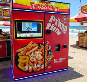 Máquina expendedora de papas fritas operada con monedas en venta, máquina expendedora de papas fritas, furgoneta expendedora de papas fritas - Product Image 5