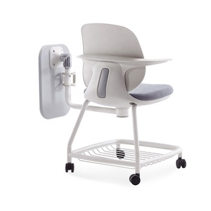 Silla de Aula con Ruedas Giratorias 360° para Entrenamiento Personalizado, Silla Escolar de Plástico para Estudiantes con Escritorio y Tablero de Escritura - Product Image 5