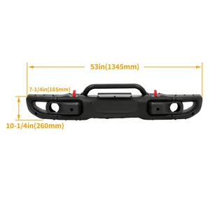 Parachoques Delantero de Acero para <span class=keywords><strong>Jeep</strong></span> Wrangler JK <span class=keywords><strong>Rubicon</strong></span> 2007-2018 Estilo 10.º Aniversario - Product Image 2