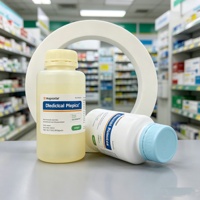 Bouteille en HDPE recyclé en forme de cylindre avec bouchon à vis et impression sérigraphique 150ml/250ml/310ml