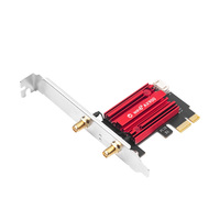 Tarjeta WLAN AX900 PCI-E Openwrt OEM ODM Wifi6 Pcie Ax900 Adaptador Inalámbrico para Antena Dual Ble5.4 Redes de Alto Rendimiento
