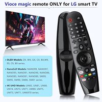 AKB75855501 Télécommande vocale magique de remplacement pour téléviseurs LG Smart OLED ThinQ WebOS (compatible avec ANMR24gn, MR21ga, MR20ga)