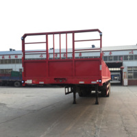 Vente d'usine JINFENG : Nouvelles semi-remorques à ridelles latérales en acier pour le transport de marchandises en vrac, capacité 15001-100000 kg