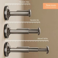 Séchoir à linge rétractable étanche à ventouse en ABS, fixation murale sans perçage, moderne, pour hôtel, salle de bain, balcon, support de rangement