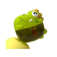 Nouveau jouet de bain dinosaure en plastique transfrontalier pour enfants avec machine à bulles, outil de jeu de sable pour baignoire de bébé