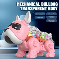 Batterie betriebener Laufroboter Hundes pielzeug Niedliche elektrische Ausrüstung Mechanischer Hund Bestseller Welpen spielzeug mit cooler Beleuchtung und Musik