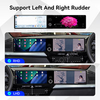 MOOKAKA Dual 12,3 Zoll Android 15 für Opel Astra 2004-2010 Autoradio Multimedia GPS Navi Wireless CarPlay Head Unit Radio