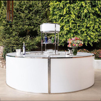 Comptoir de bar Offre Spéciale pour événement de mariage Comptoir de bar en cercle pour fête d'hôtel à louer