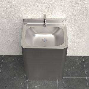 <span class=keywords><strong>Fregadero</strong></span> de prisión <span class=keywords><strong>independiente</strong></span> de acero inoxidable 304/316 antidaños de diseño moderno para hoteles, hospitales, baños, escurridor de escuelas - Product Image 3