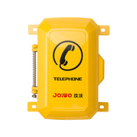 Telepon IP Joiwo Analog IP67 Tahan Banting dan Tahan Air untuk Industri, Dilengkapi Lampu Peringatan Merah untuk Pertambangan dan Penggunaan Luar Ruangan