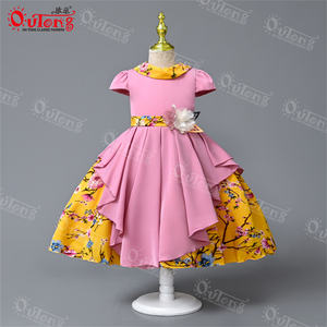 Vestidos Sharara de Verano para Niñas de 7 Años, Estilo Princesa, Sin Mangas, con Flores, para Eventos Formales, Marca Yoliyolei - Product Image 3